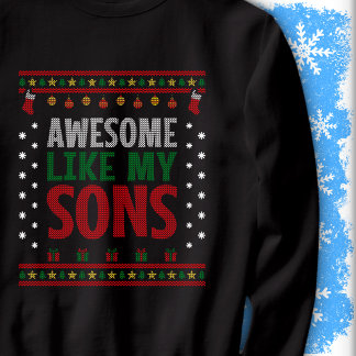 Toll wie mein Weihnachts-Pullover im Strick-Look Sweatshirt