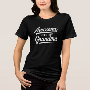 Toll wie meine Oma Tri-Blend Shirt