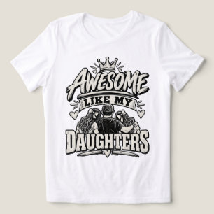 Toll wie meine Töchter – Stolz Vater Vinta T-Shirt Tri-Blend Shirt