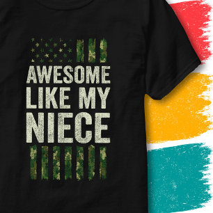 Tolle amerikanische Flagge mit Tarnmuster wie mein T-Shirt