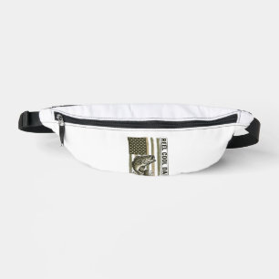 Tolle Angel-Vater-Bass-Angeln-Flagge Vektor Design Bauchtasche
