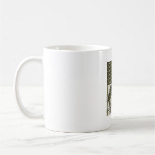 Tolle Angler-Vater-Bass-Angeln-Flagge Vektor-Desig Kaffeetasse