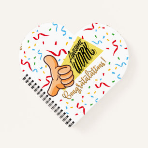 Tolle Arbeit Gratulationen Notizbuch