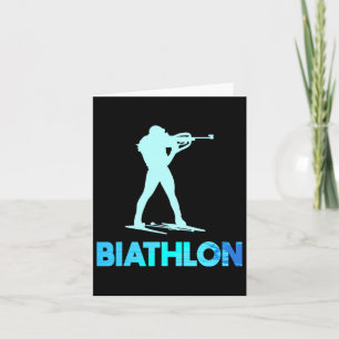 Tolle Biathlon-Ski-Konstruktion Langlauf-Skilauf  Karte