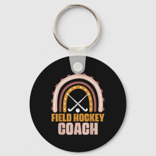 Tolle Bohemian-Regenbogen-Feldhockey-Betreuung für Schlüsselanhänger