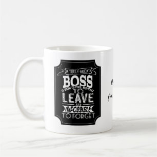 Tolle Boss-Zitat-Tasse Personalisiert Danke Kaffeetasse