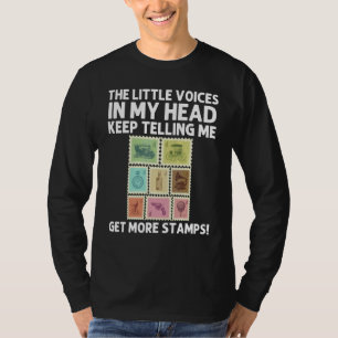 Tolle Briefmarke für Männer Frauen Briefmarkensamm T-Shirt