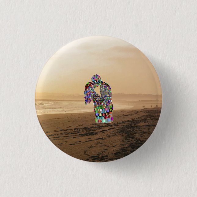 Tolle Ehefrau Bessere Leben Button (Vorderseite)