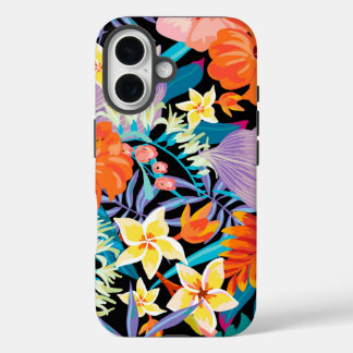 Tolle exotische Blumen iPhone 16 Hülle