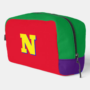Tolle Farben Monogramm-Tasche Waschbeutel