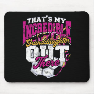 Tolle Fußball-Enkelin Oma Opa - Fußball Mousepad
