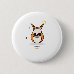 Tolle Halloween-Fuchs-Totenkopf-Maske "Creep It Re Button