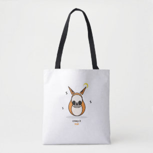 Tolle Halloween-Fuchs-Totenkopf-Maske "Creep It Re Tasche