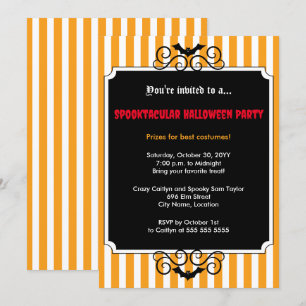 Tolle Halloween-Party Einladung