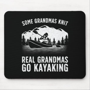 Tolle Kajakfahrt für Oma Mama Kajakfahrer Bootfahr Mousepad