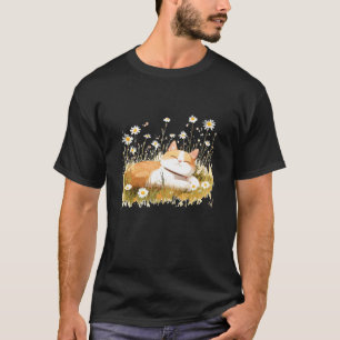 Tolle Katze auf einer Sommerwiese für Daisy und Bl T-Shirt