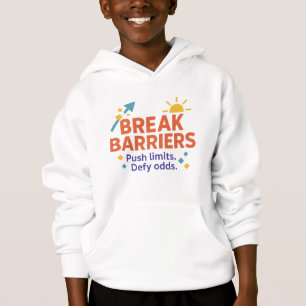 Tolle Kinder Kapuzenjacke   Motivierendes Zitat  Hoodie