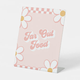 Tolle Lebensmittel Groovy Baby Shower Essen Schild