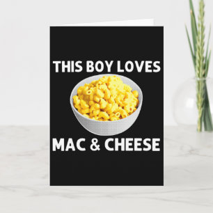 Tolle Mac und Käse für Jungen Kinder Makkaroni Ess Karte