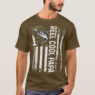 Tolle Männer Reel Cool Dad für Papa Angler Bday Vä T-Shirt