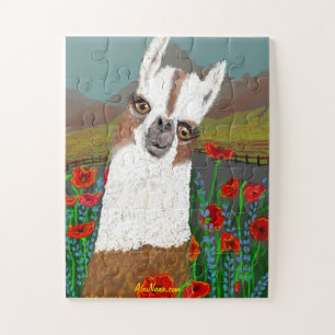 Tolle Mohnblumen und Mama Lama