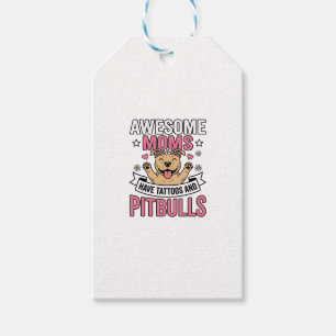 Tolle Mütter haben Tätowierungen und Pitbulls Vint Geschenkanhänger