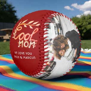 Tolle Mutter Handlettering Mutter Rot Foto Baseball