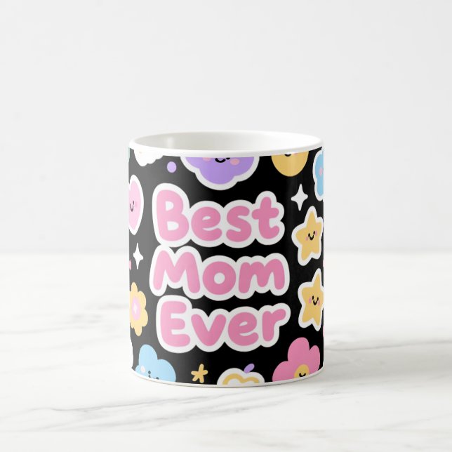 Tolle Mutter überhaupt süße Kinder Style-Design Kaffeetasse (Mittel)