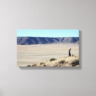 Tolle namibische Landschaft Leinwanddruck gespannt
