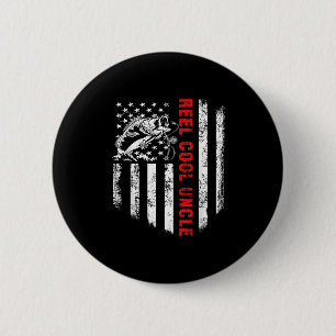 Tolle Onkel-Shirt USA-Flagge Angelschenkung für Va Button