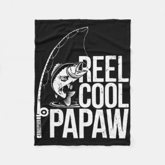 Tolle Papaw-Shirt für Männer Papa Fischer Vatertag Fleecedecke