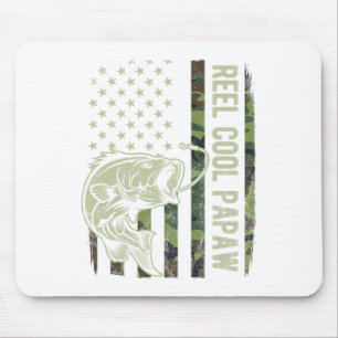 Tolle Papaw-Tarnung Amerikanische Flagge Vatertag Mousepad