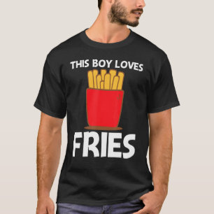Tolle Pommes Für Jungen Kinder Fast Food Gericht S T-Shirt