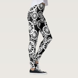 Tolle Rad Kreis Muster Leggings