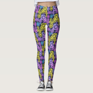 Tolle Radkreis-Muster-Pastellfarbige Leggings
