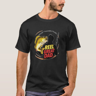 Tolle Rolle Dad lustig Spaß Barsch Angeln Fischer T-Shirt