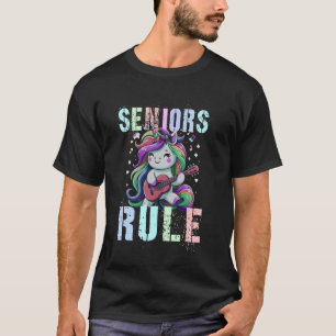 Tolle SENIOREN REGELN Rockstar Absolventen Untersc T-Shirt