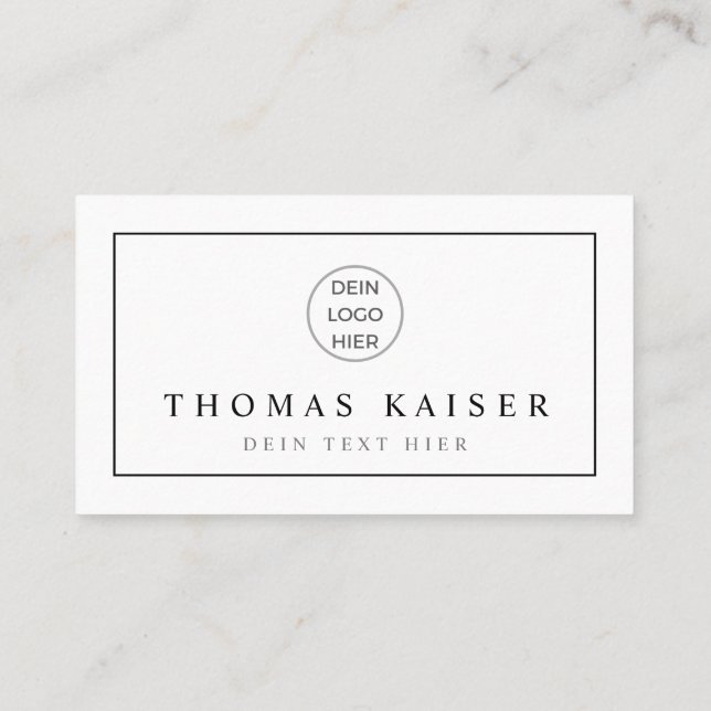 Tolle Visitenkarte für Ihre Firma (Rückseite)