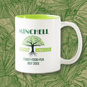 Tolle Zeiten! Individuelles Familientreffen Zweifarbige Tasse