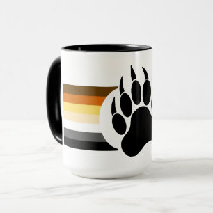 Toller Bären-Stolzflagge Bärenpfote Tasse