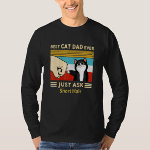 Toller Bester Katzenvater Aller Zeiten Frag einfac T-Shirt