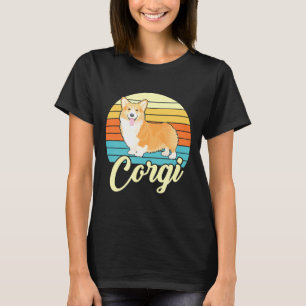 Toller Corgi S Vintage Retro T-Shirt