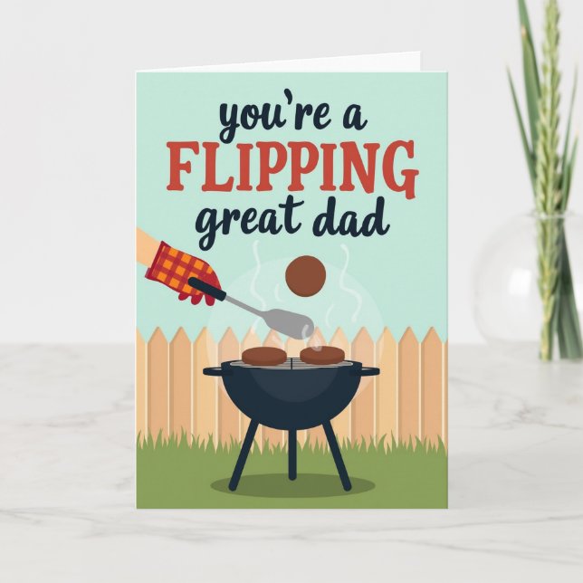Toller Dad Bbq Karte (Vorderseite)