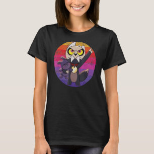 Toller Dämon mit Schädelmaske und Horn T-Shirt