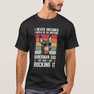 Toller Dobermann-Vater eines Dobermann-Pinscher-Va T-Shirt