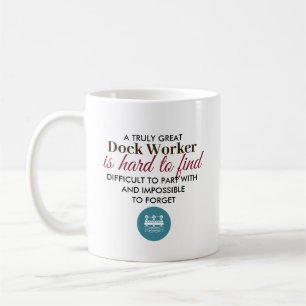 Toller Dockarbeiter personalisiertes Namensgeschen Kaffeetasse