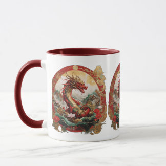 Toller Drache, Neues Jahr 2024 Tasse