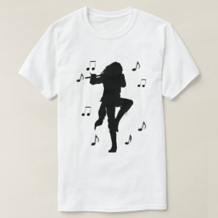 Toller einsamer Flötenspieler Musik T-Shirt