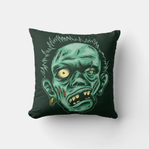 Toller Halloween- oder Zombie-Kopf Kissen