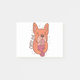 Toller Hund Kaffee Liebhaber Post-it Klebezettel